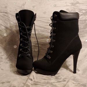 Black Heeled Boots